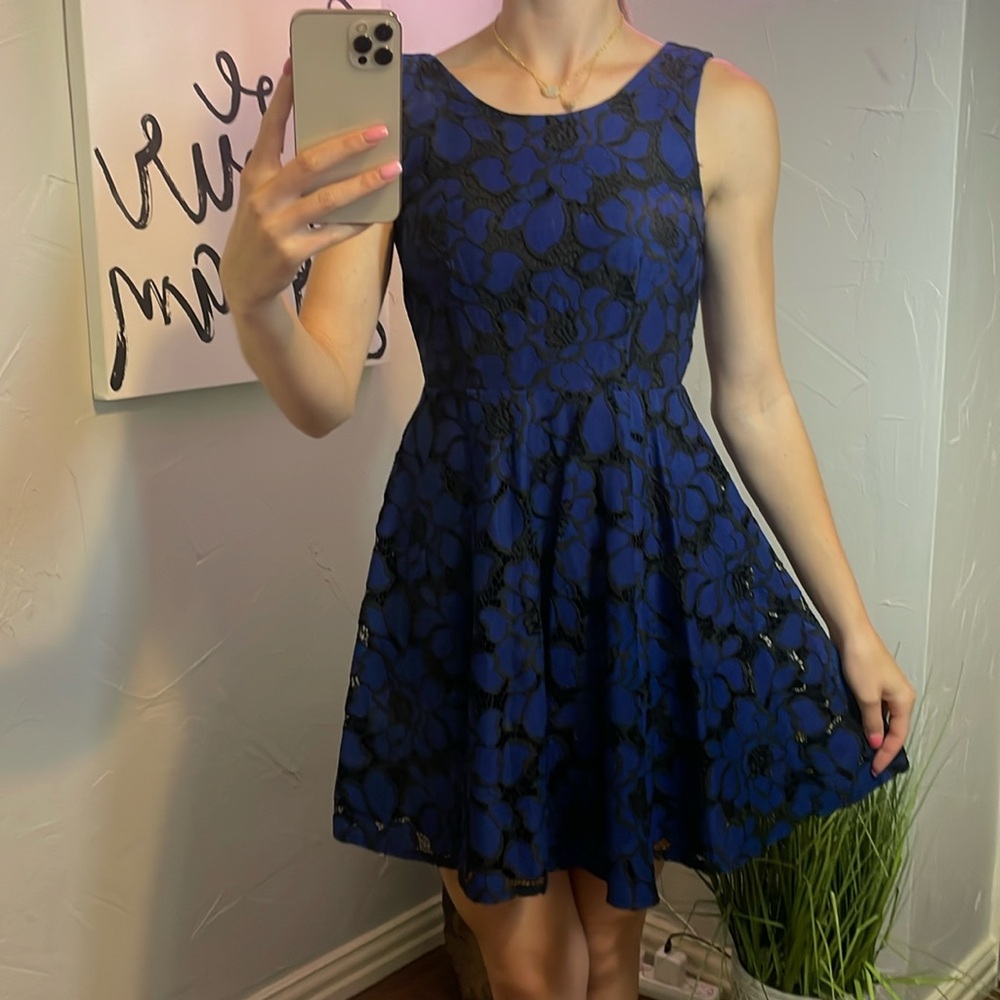 Floral lace dress. Banquet dress